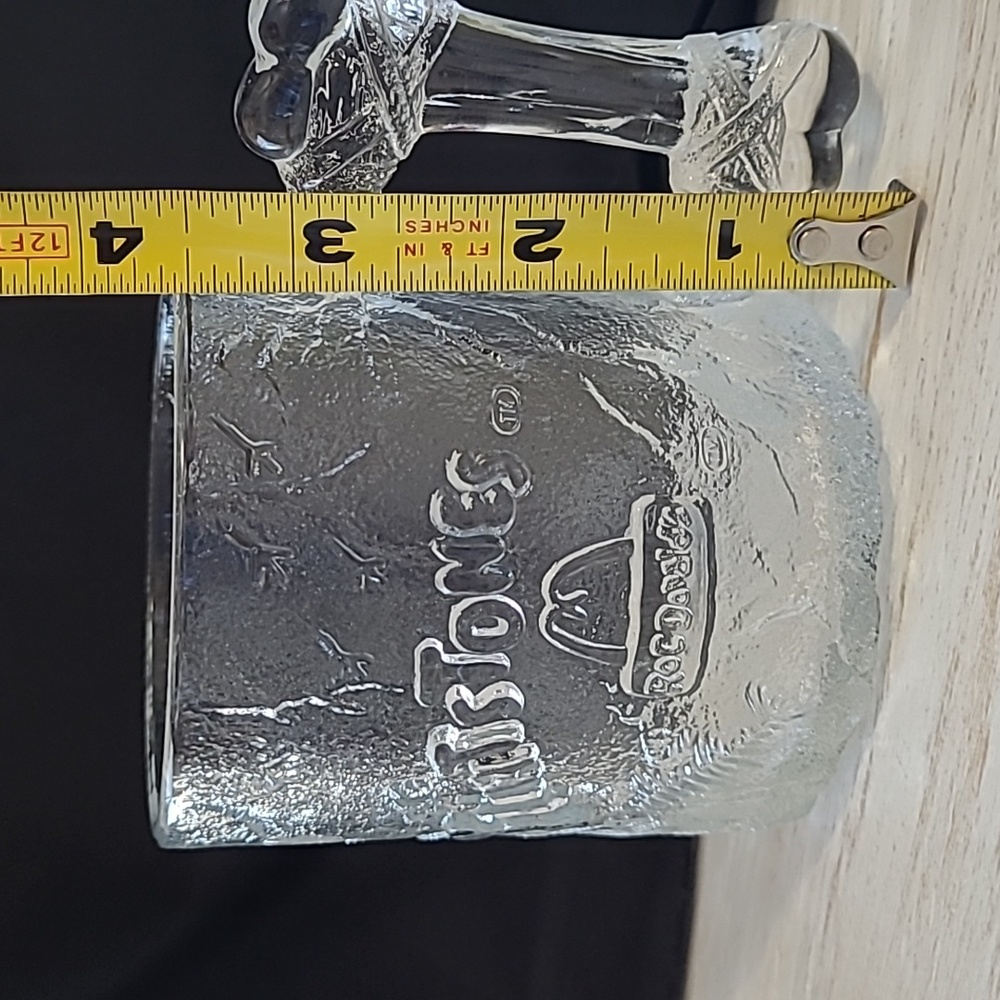 1993 McDonald's The Flintstones pre Dawn Mug RocDonalds Collectible Clear Glass - Picture 9 of 9